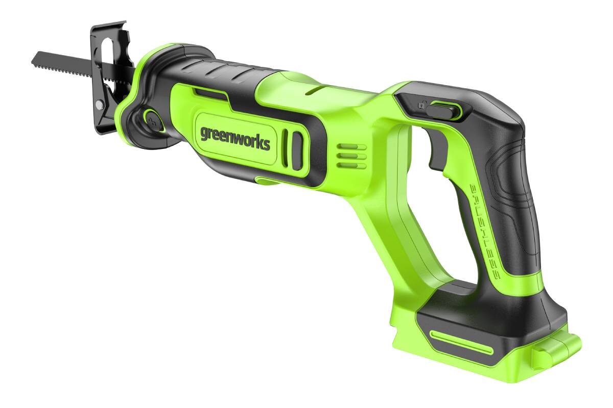 Пила сабельная аккумуляторная GREENWORKS GPT-BLRS-1 без АКБ и ЗУ (1200607)
