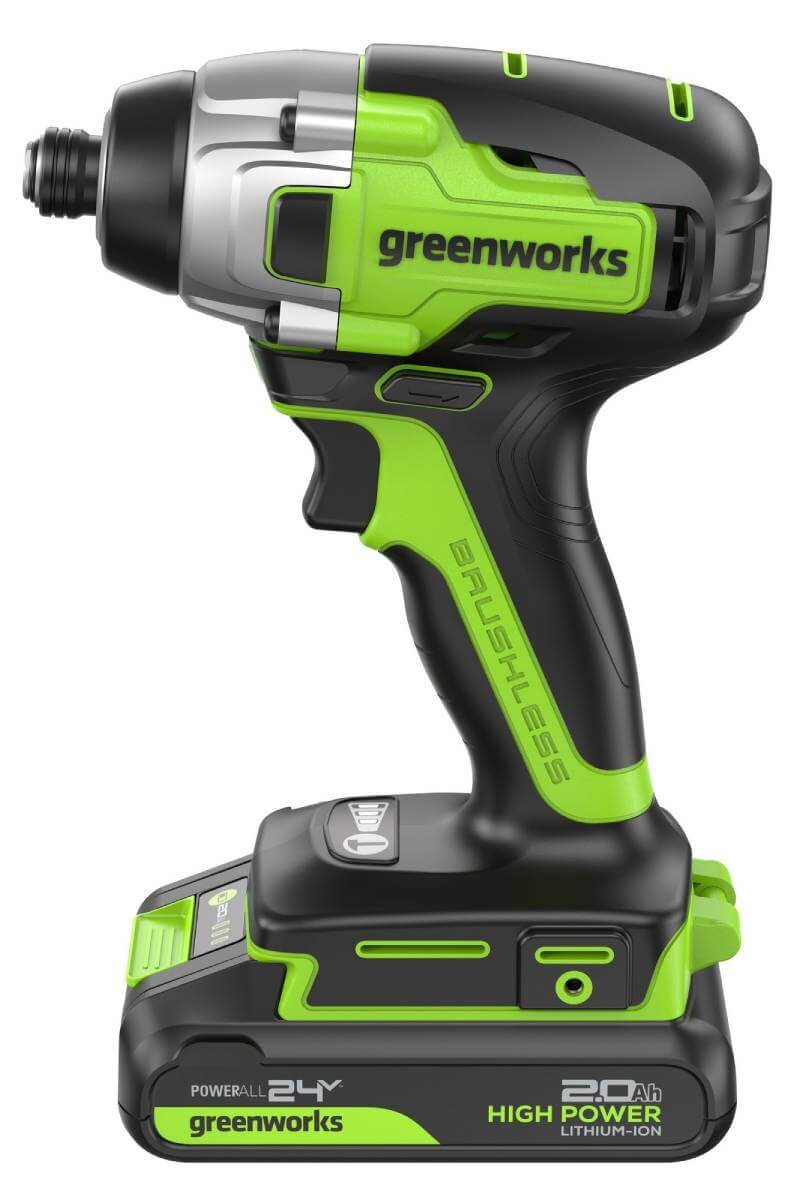 Винтоверт аккумуляторный ударный GREENWORKS GD24ID3 (3802807CUA)