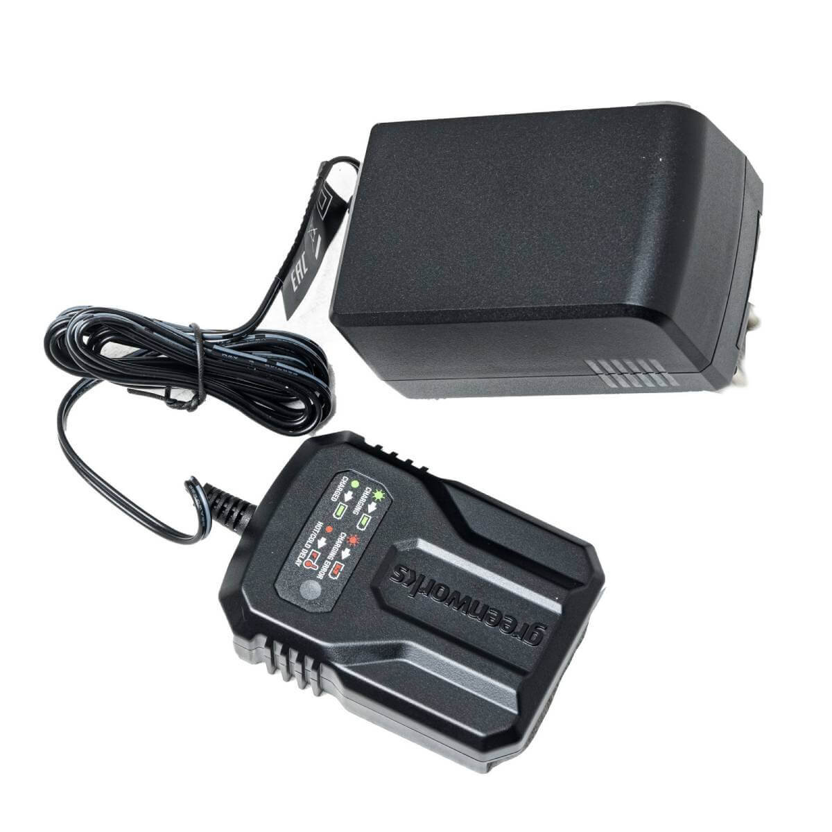 Газонокосилка аккумуляторная GREENWORKS 2520607UB (2520607UB) [24В, 1х4.0 Ач, з/у]