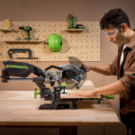 Пила торцовочная аккумуляторная GREENWORKS GD24MS216 (1501707UB)