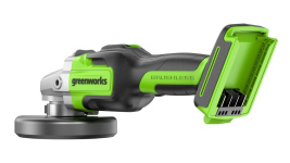 Шлифмашина угловая аккумуляторная GREENWORKS GD24AG (3200207 комплект)