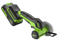 Шлифмашина угловая аккумуляторная мини GREENWORKS GD24UCS (3402007CUA)
