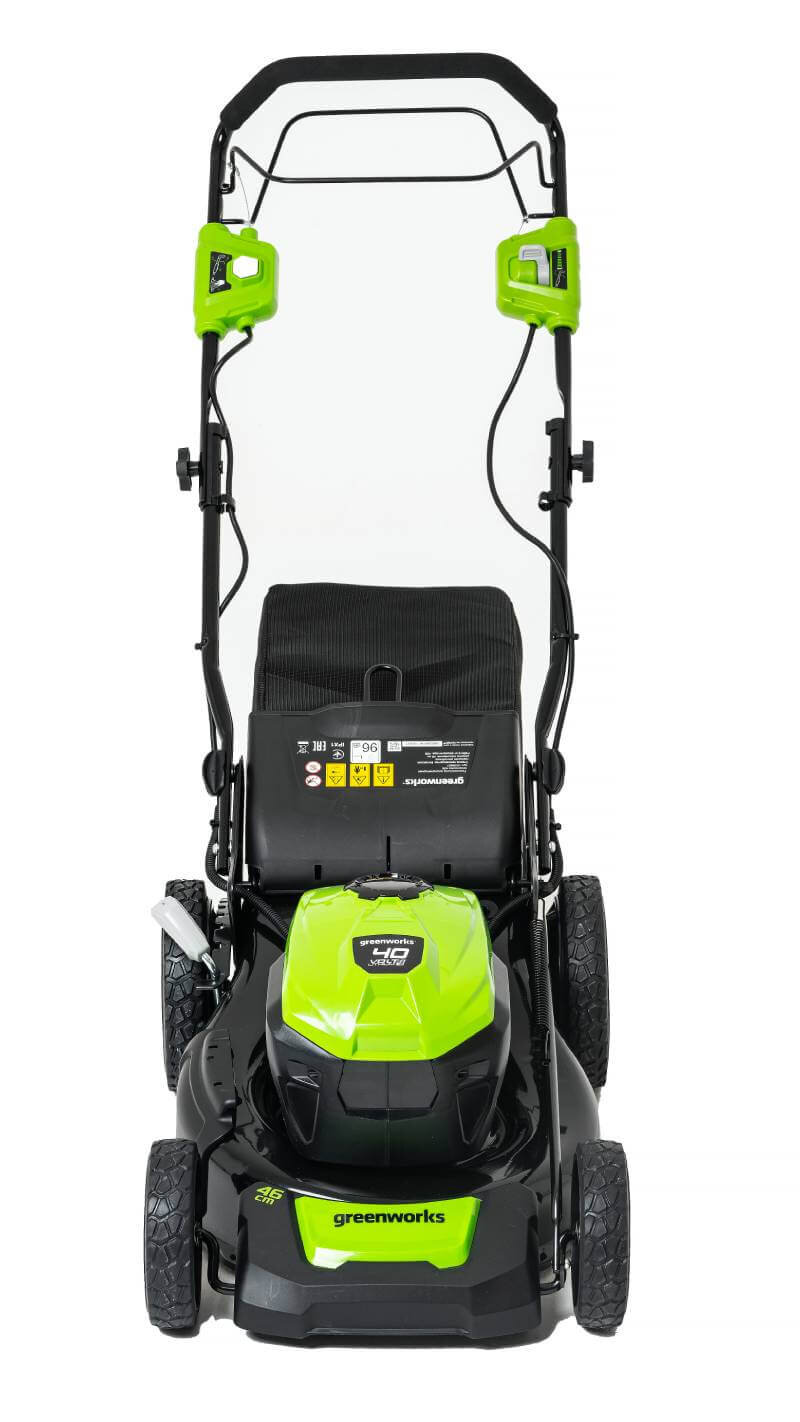 Газонокосилка аккумуляторная самоходная GREENWORKS GD40LM46SP (2506807UH) [40В, 1х8.0 Ач, з/у]