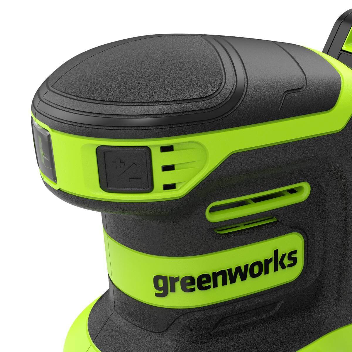 Шлифмашина эксцентриковая (орбитальная) аккумуляторная GREENWORKS (3100907CUA)