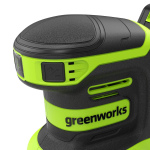 Шлифмашина эксцентриковая (орбитальная) аккумуляторная GREENWORKS (3100907CUA)