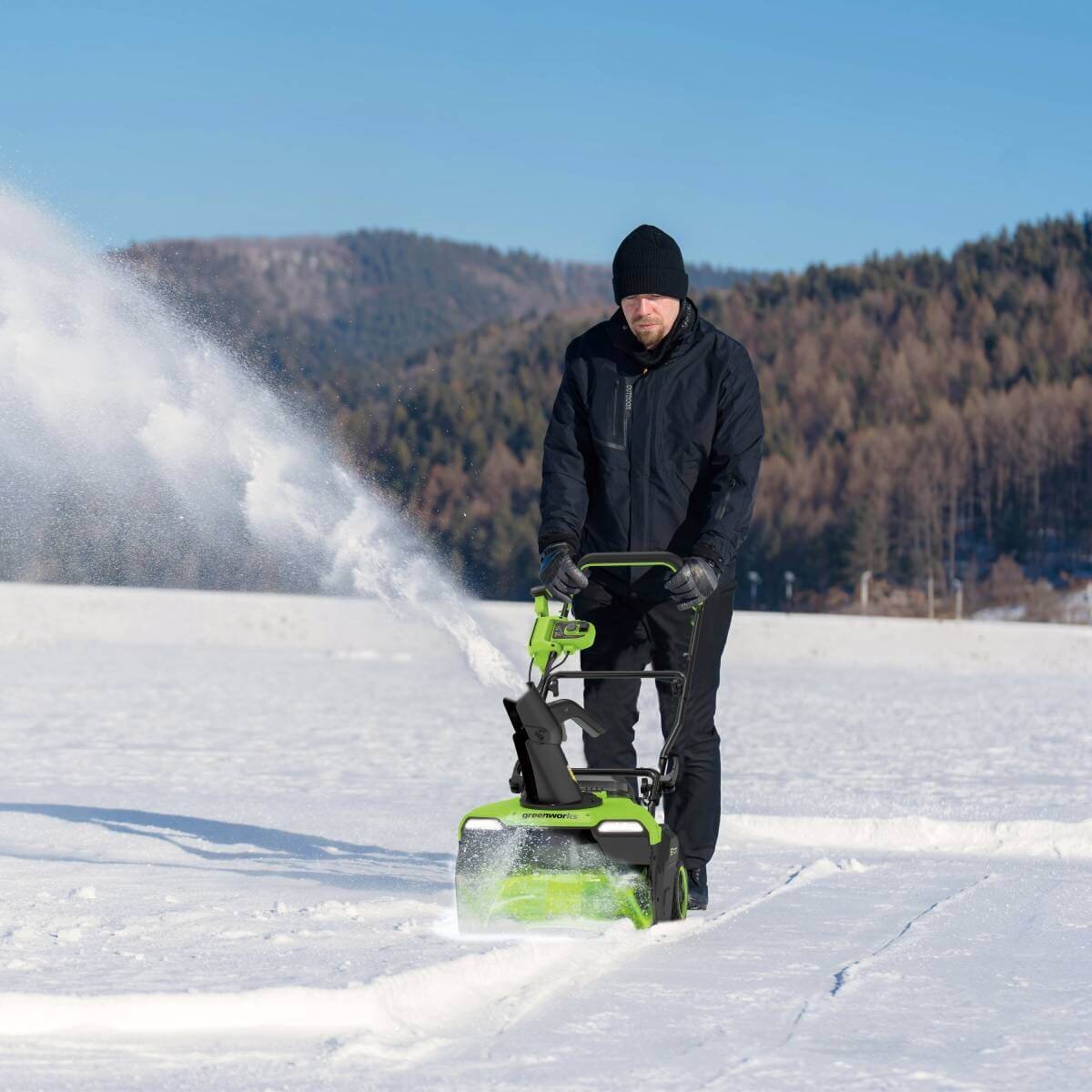 Снегоуборщик аккумуляторный GREENWORKS GD40STX2 без АКБ и ЗУ (2603407)