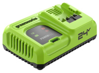 Зарядное устройство для аккумуляторов GREENWORKS G24C8 для Li-ion 24V (2958707)