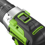 Дрель-шуруповерт ударный Greenworks GD24DD60 (3704107CUB) [24В, 1х4.0 Ач, бесщеточный, кейс]