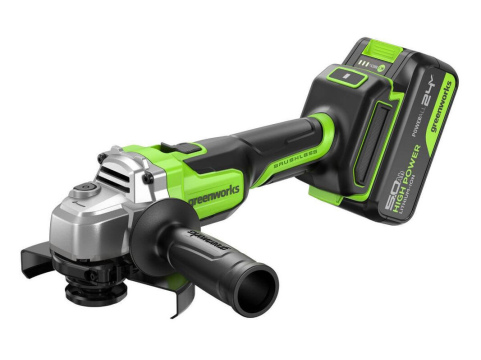 Шлифмашина угловая аккумуляторная GREENWORKS AG590 (3201007CUG)