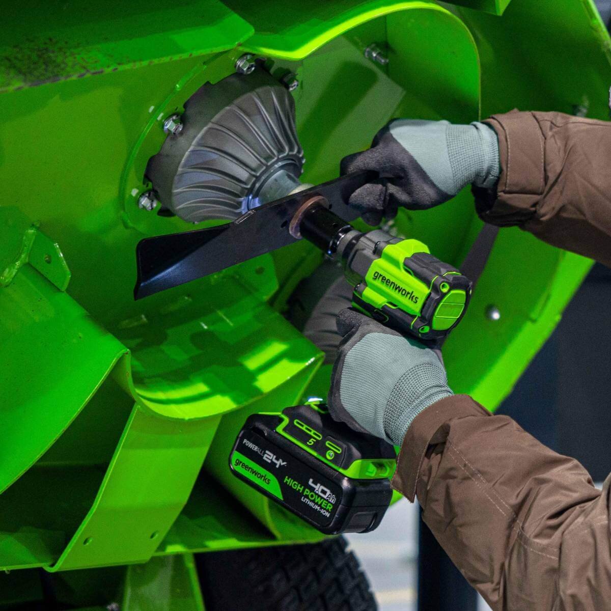Гайковерт аккумуляторный ударный GREENWORKS IW5500 без АКБ и ЗУ (3805007)