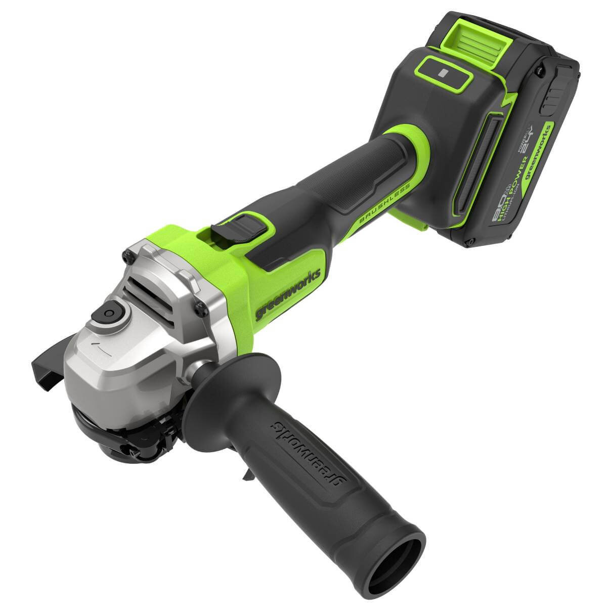 Шлифмашина угловая аккумуляторная GREENWORKS AG590 (3201007CUH)