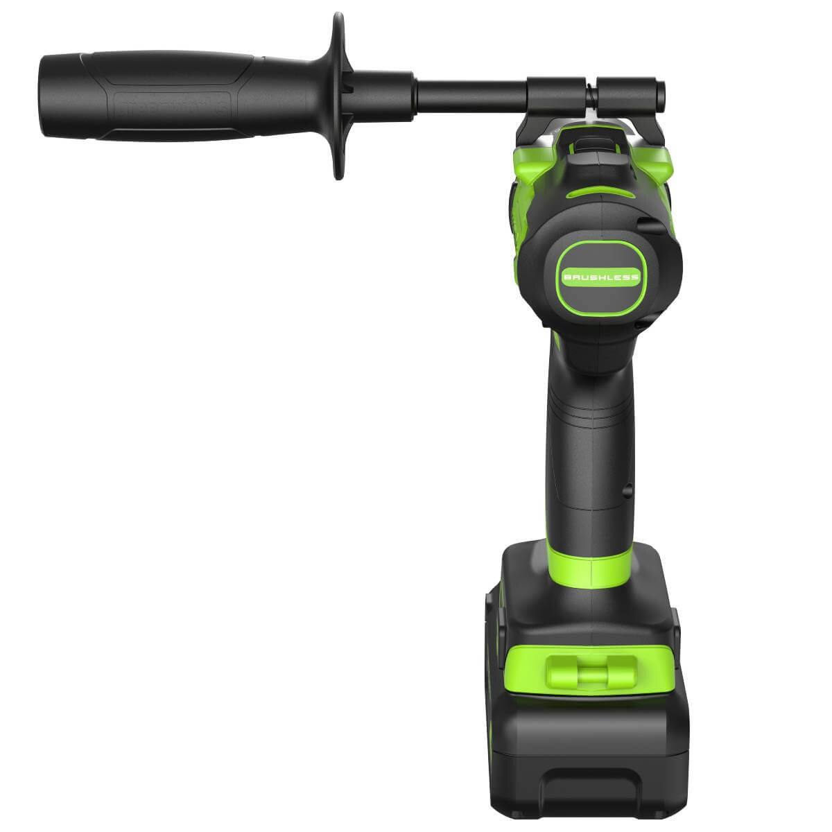 Дрель-шуруповерт Greenworks GD24DD90 (3707507CUD) [24В, 2х4.0 Ач, бесщеточный, кейс]
