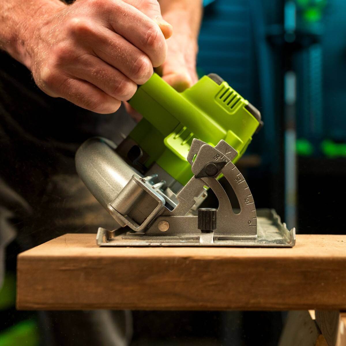 Пила дисковая аккумуляторная GREENWORKS GD24CS165 (1501607CUG)