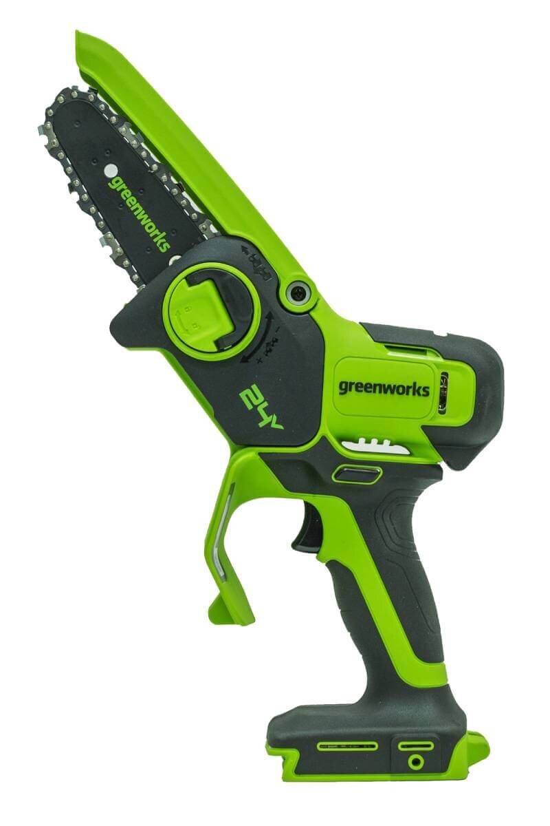 Пила цепная аккумуляторная GREENWORKS G24MCS10K2 (2008207UA) [24В, 1х2.0 Ач, з/у]