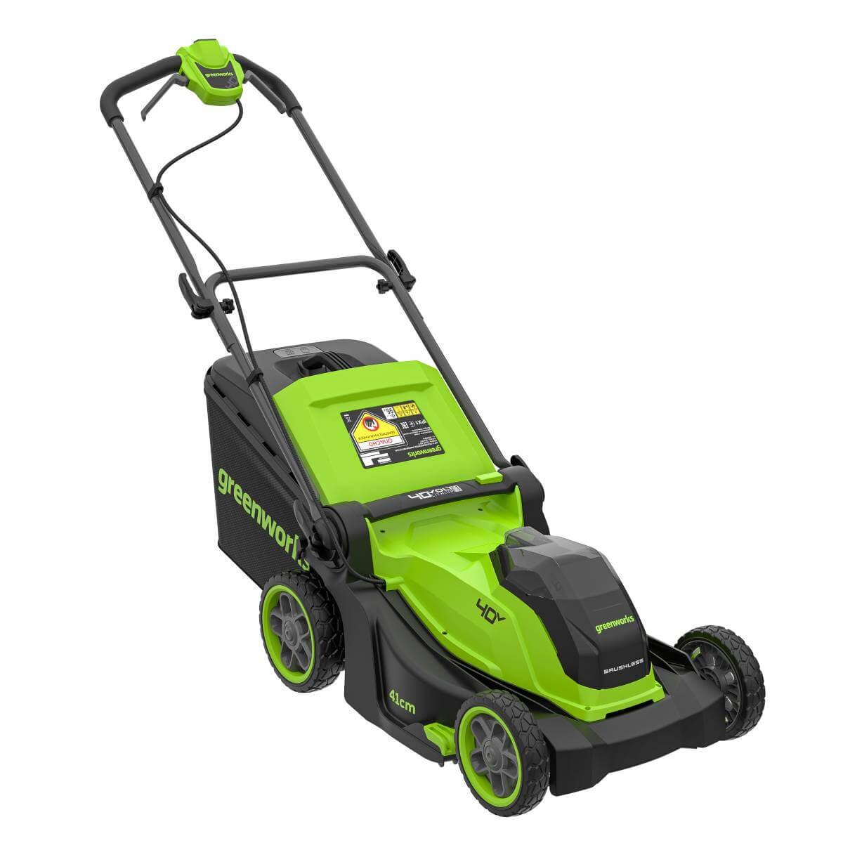 Газонокосилка аккумуляторная GREENWORKS GD40LM411 (2521007) [40В, без акб и з/у]