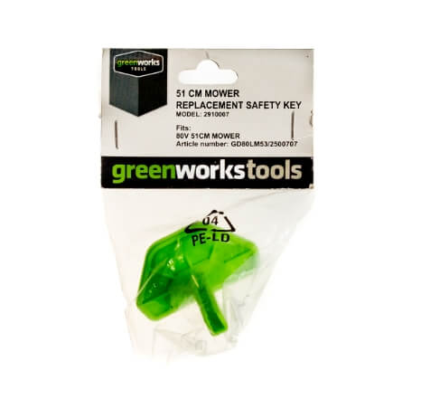 Ключ газонокосилки зеленый Greenworks 2910007 для 2502107/2500707 80V