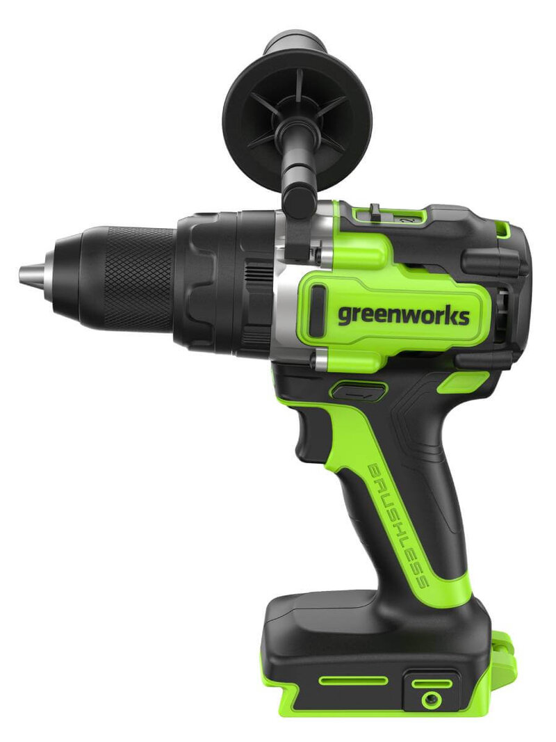 Шуруповерт ударный GREENWORKS GD24DD140 [24В, без акб и з/у, бесщеточный, картон] (3707607)