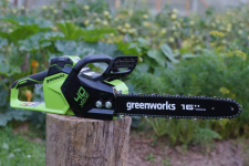 Пила цепная аккумуляторная GREENWORKS GD40CS18 (2005807UH) [40В, 1х8.0 Ач, з/у]