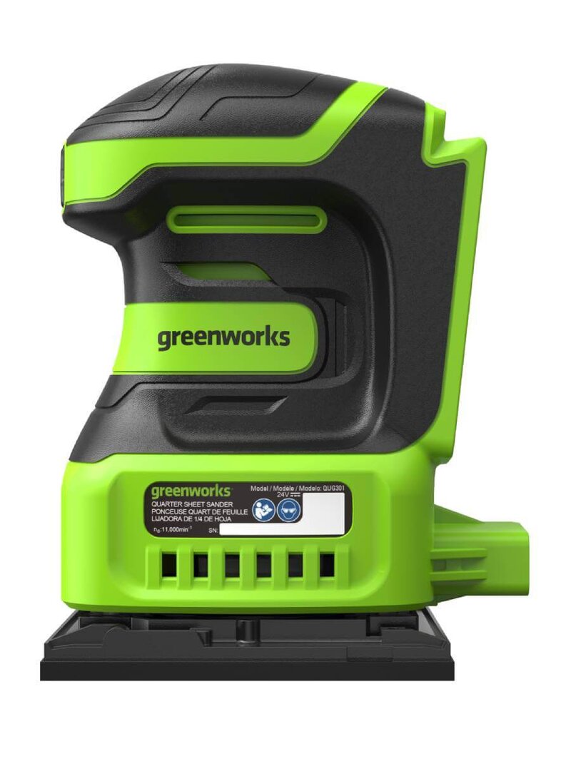 Шлифмашина эксцентриковая (орбитальная) аккумуляторная GREENWORKS G24SS14 без АКБ и ЗУ (3100507)