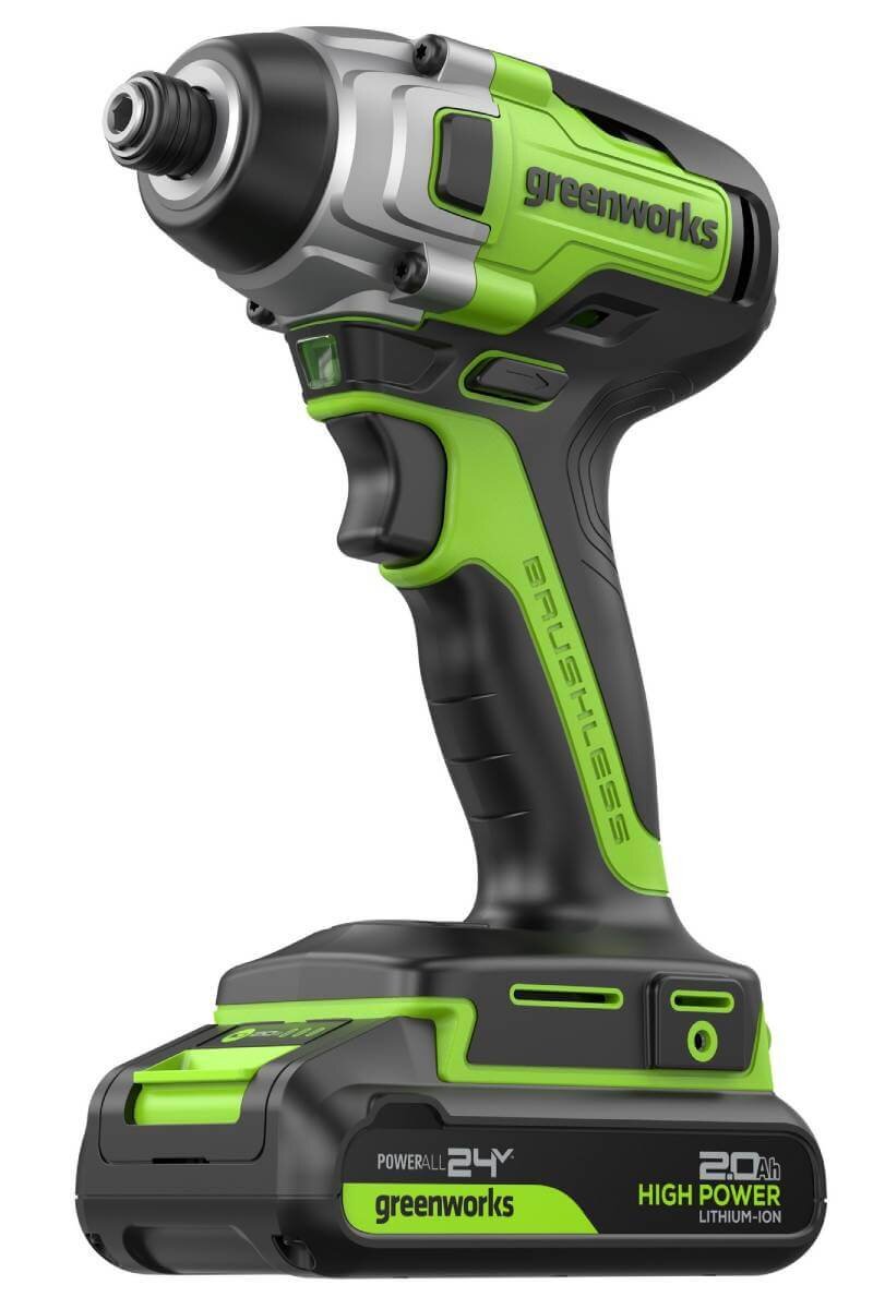 Винтоверт аккумуляторный ударный GREENWORKS GD24ID3 (3802807CUA)