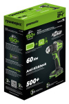 Дрель-шуруповерт Greenworks DD560 Anti-kickback (3708407CUB) [24В, 1х4.0 Ач, бесщеточный, кейс]