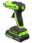Пистолет термоклеевой аккумуляторный GREENWORKS G24GLG (3502207CUA)