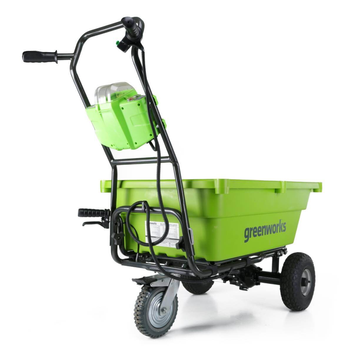 Тачка садовая аккумуляторная самоходная GREENWORKS G40GCK4 (7400007UB)