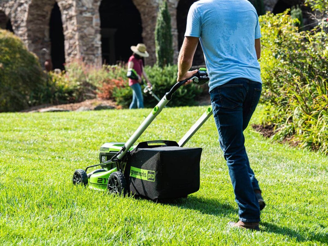 Газонокосилка аккумуляторная GREENWORKS GD60LM51SPK4 (2514307UB)