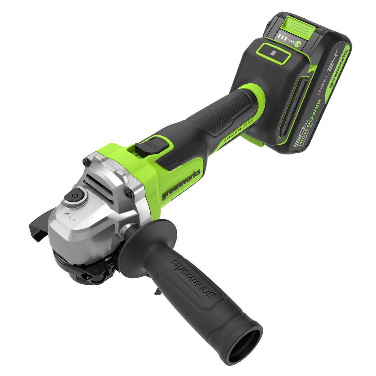 Шлифмашина угловая аккумуляторная GREENWORKS AG590 (3201007CUG)