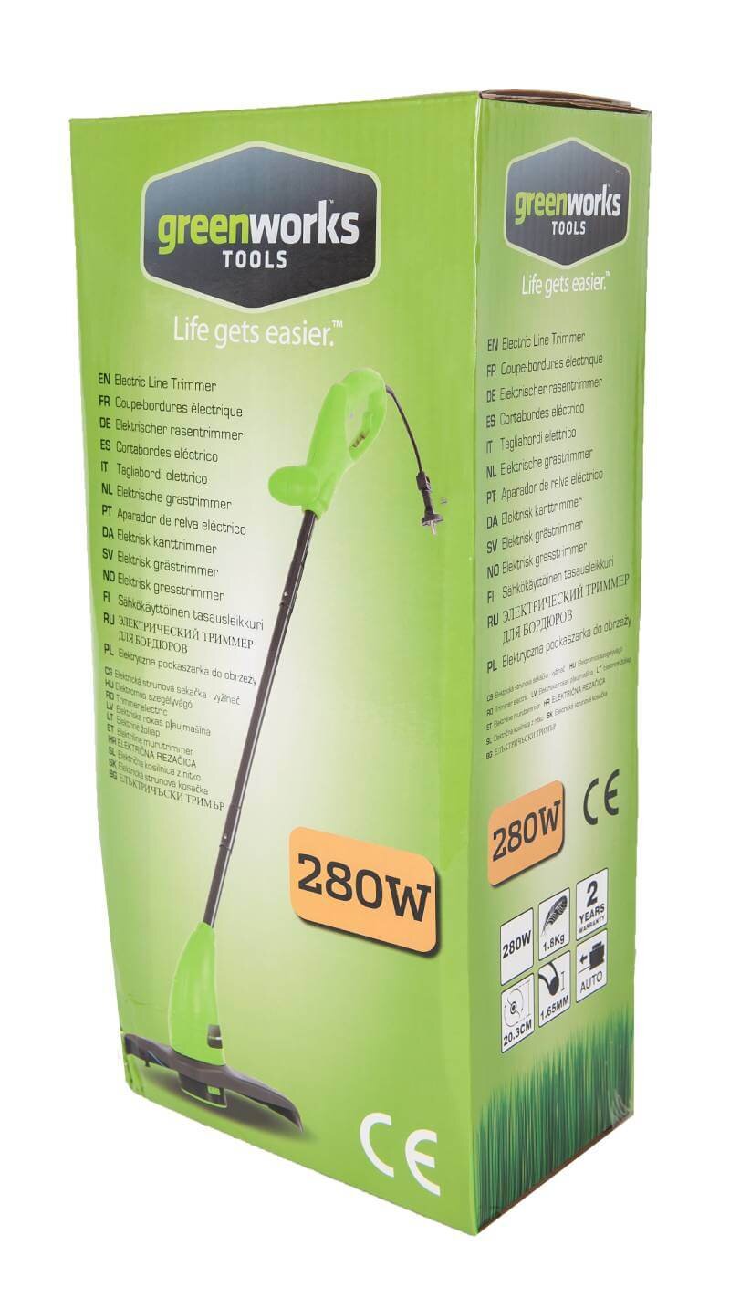 Триммер электрический GREENWORKS GST2830 (21117)