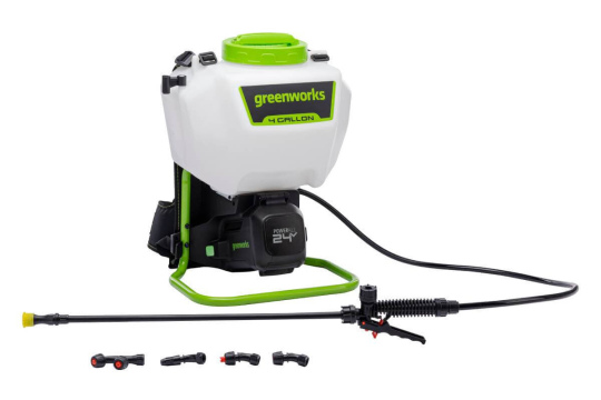 Опрыскиватель аккумуляторный ранцевый 15 л. GREENWORKS G24BPSII (5300307) [24В, без АКБ и ЗУ]