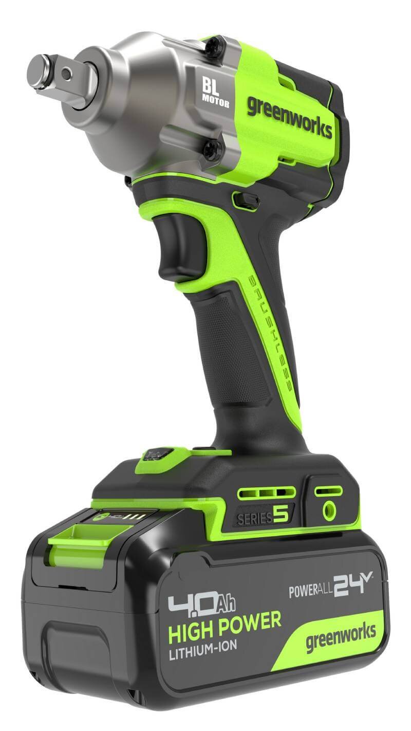 Гайковерт аккумуляторный ударный GREENWORKS IW5500 (3805007CUB)