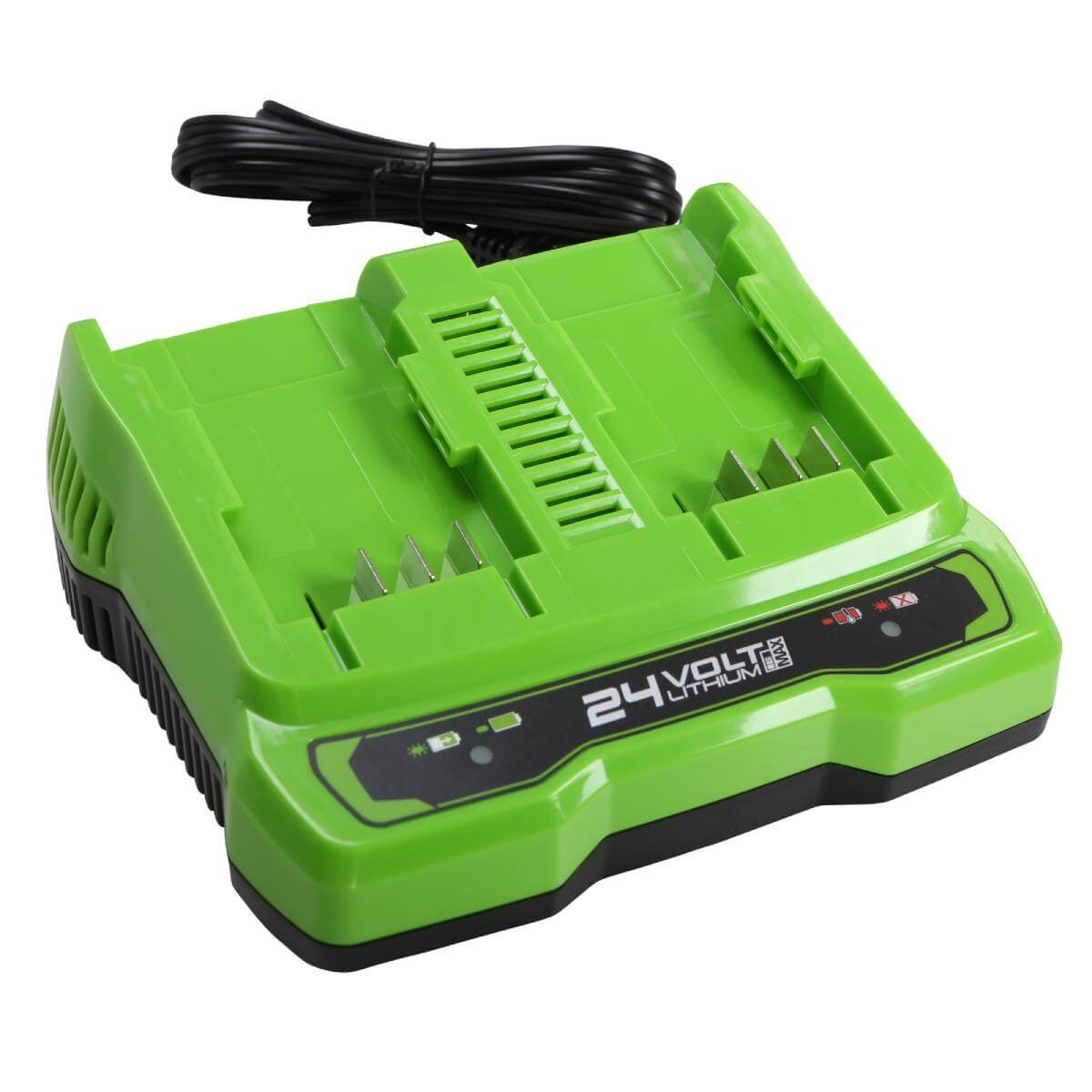 Зарядное устройство для аккумуляторов GREENWORKS G24X2UC2 для Li-ion 24V (2931907)