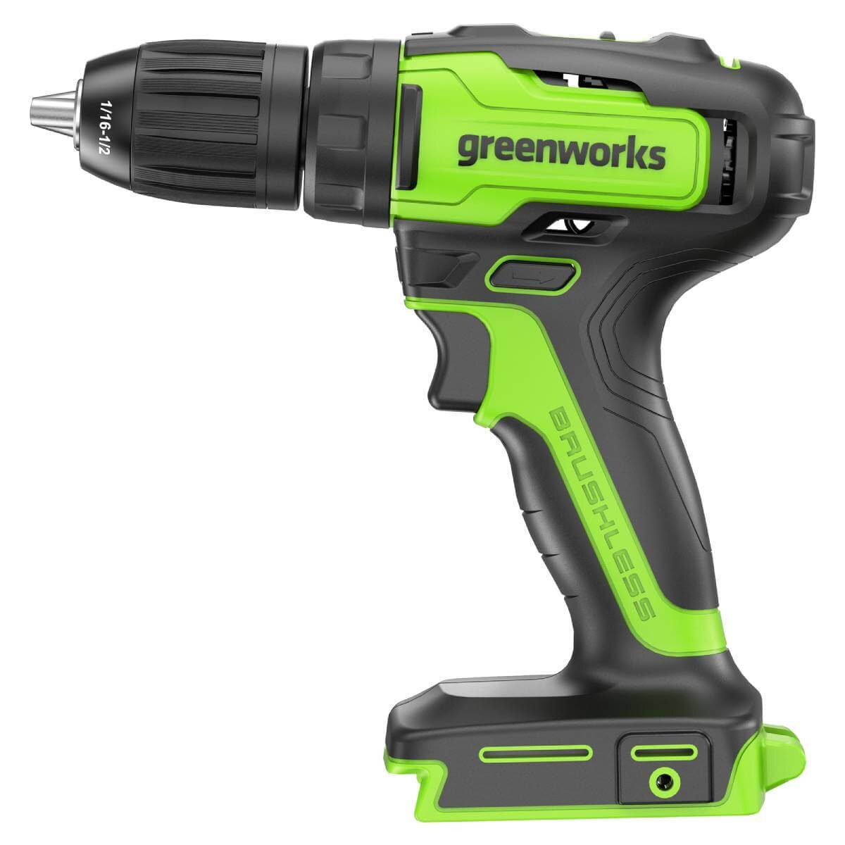 Шуруповерт Greenworks GD24DD35 (3704007UA) [24В, 1х2 Ач]