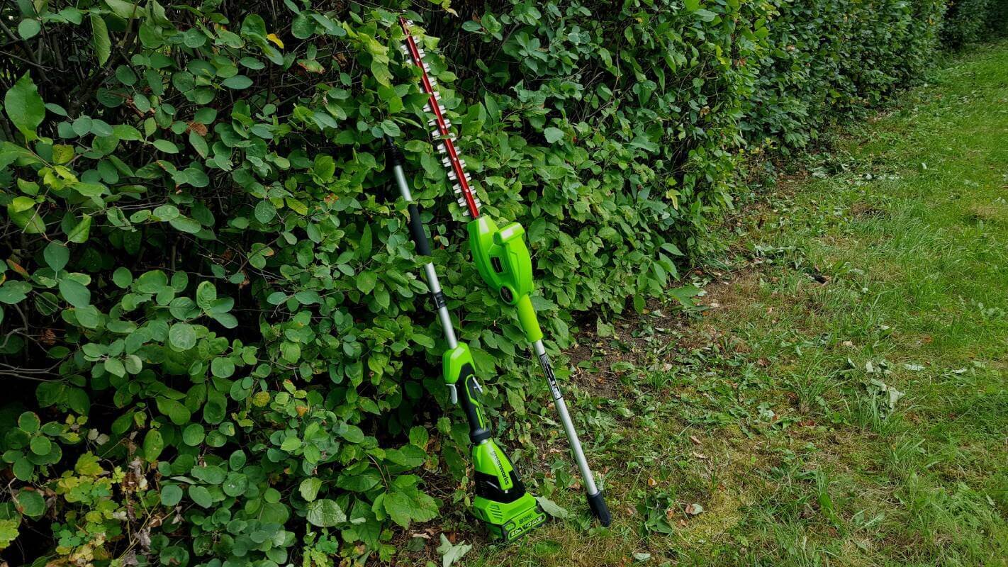 Ножницы садовые аккумуляторные удлиненные GREENWORKS G40PHA без АКБ и ЗУ (2300407)