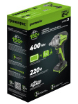 Гайковерт аккумуляторный ударный GREENWORKS GD24IW400 (3802907CUG)