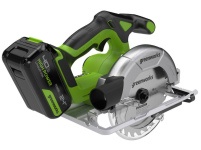 Пила дисковая аккумуляторная GREENWORKS GD24CS165 (1501607CUB)