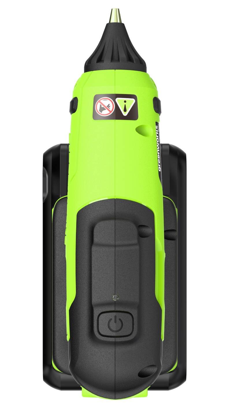 Пистолет термоклеевой аккумуляторный GREENWORKS G24GLG (3502207CUA)