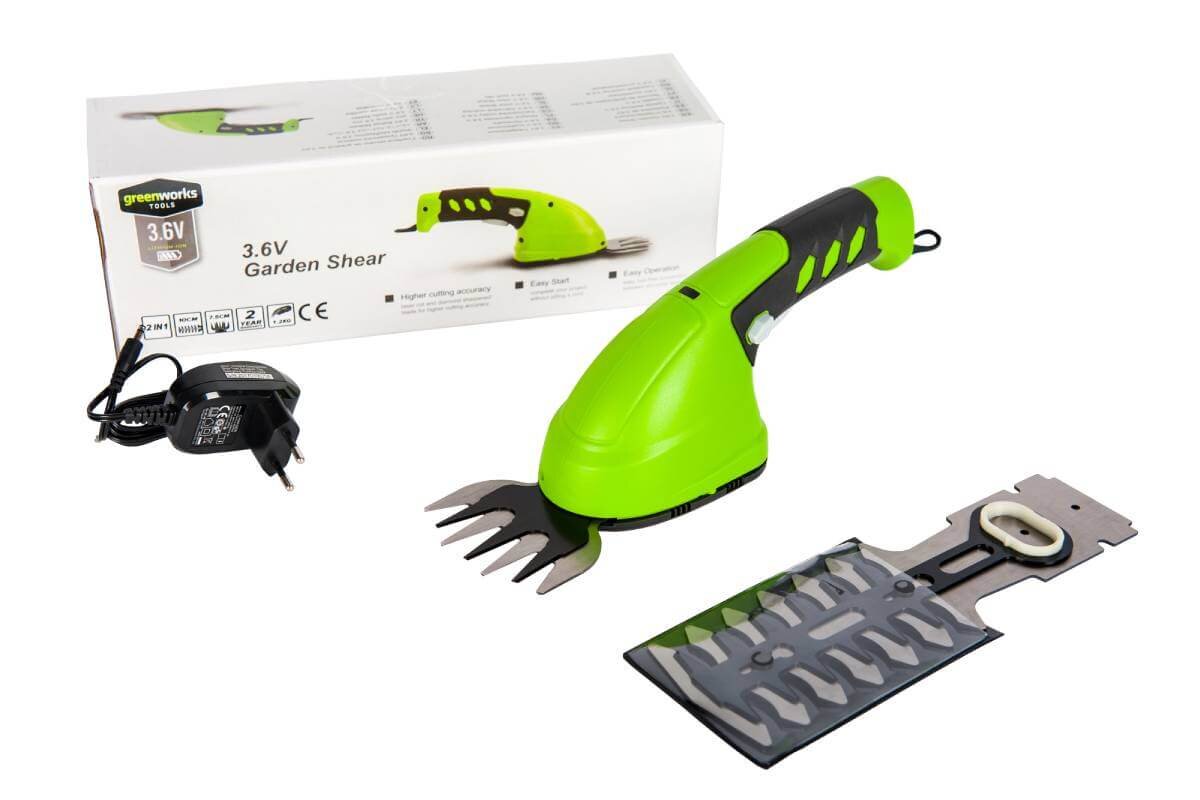 Ножницы садовые аккумуляторные GREENWORKS G3,6HS (2903307)
