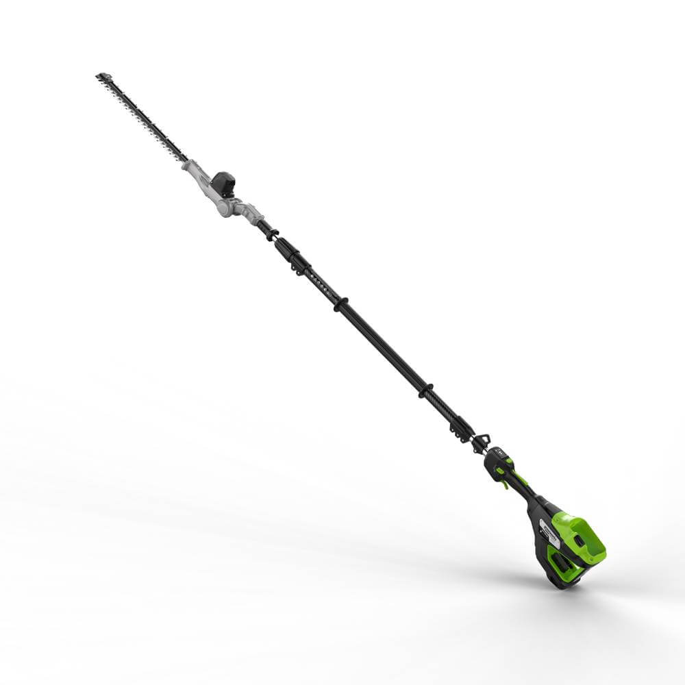 Кусторез садовый аккумуляторный штанговый GREENWORKS PH662T (2301607) [82В, без АКБ и ЗУ]