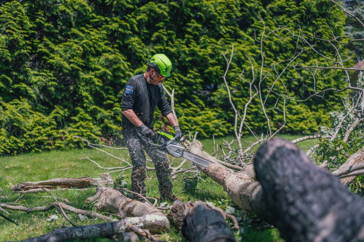 Пила цепная аккумуляторная GREENWORKS OCS600 (2009607) [82В, без акб и з/у]