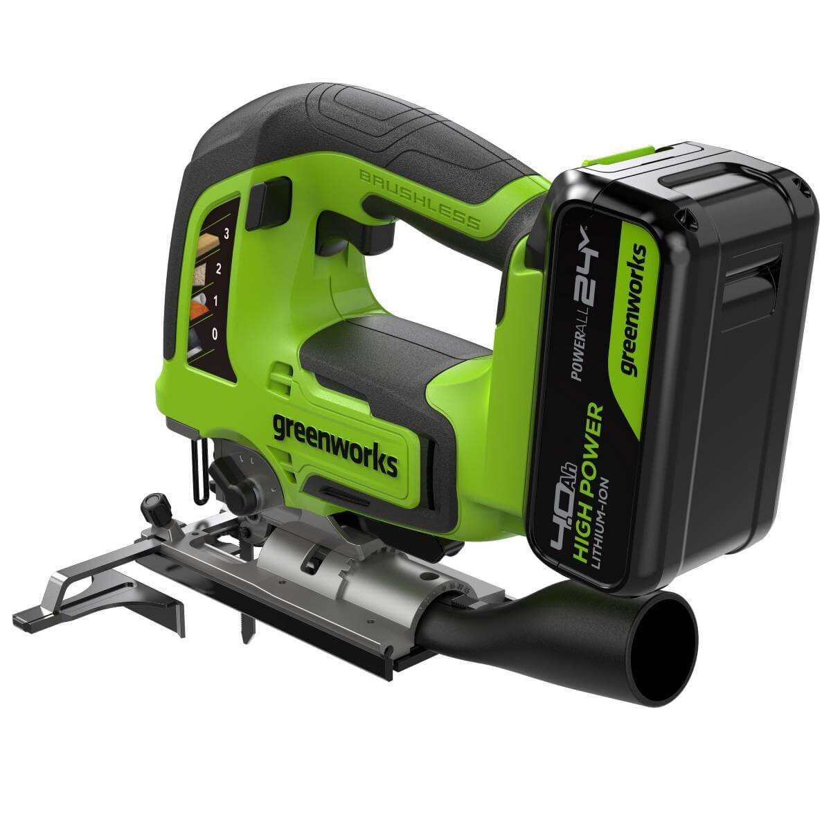Лобзик аккумуляторный GREENWORKS GD24JS120 (3601407CUB)