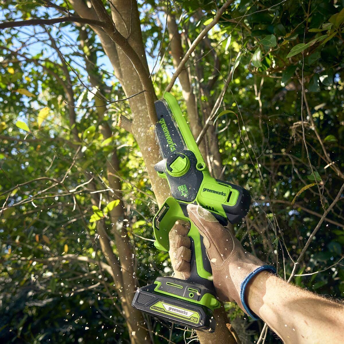 Пила садовая аккумуляторная GREENWORKS GD24CSMNX (2008707UB) [24В, 1х4.0 Ач, з/у]