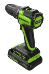 Дрель-шуруповерт Greenworks DD345 (3708307CUC) [24В, 2х2.0 Ач, бесщеточный, кейс]