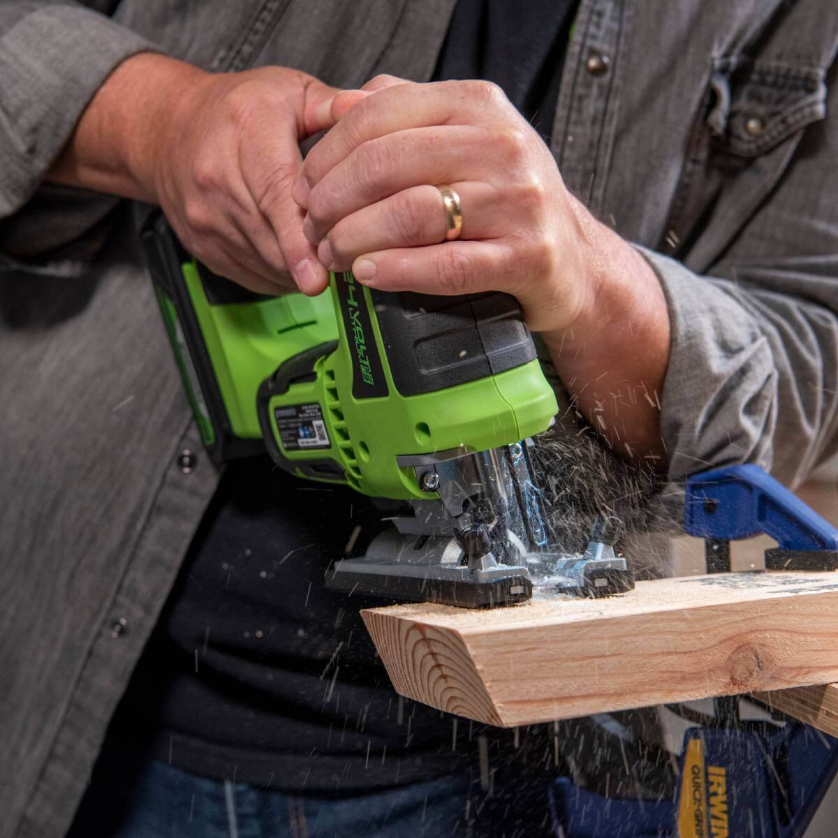 Лобзик аккумуляторный GREENWORKS GD24JS120 (3601407CUA)