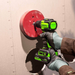 Дрель-шуруповерт Greenworks DD560 Anti-kickback (3708407CUA) [24В, 1х2.0 Ач, бесщеточный, кейс]