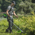 Триммер аккумуляторный GREENWORKS TB201H (2112407) [82В, без АКБ и ЗУ]