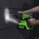 Перфоратор аккумуляторный GREENWORKS GD24SDS2 (3803007UB)