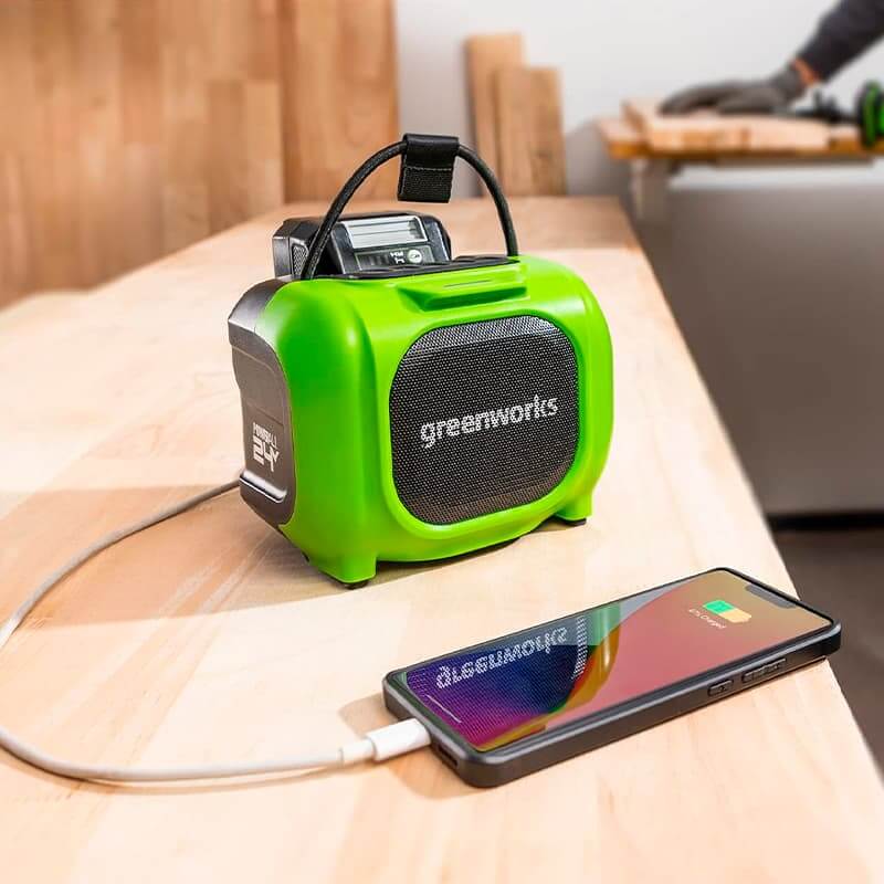 Колонка беспроводная аккумуляторная GREENWORKS без АКБ и ЗУ (3503107)