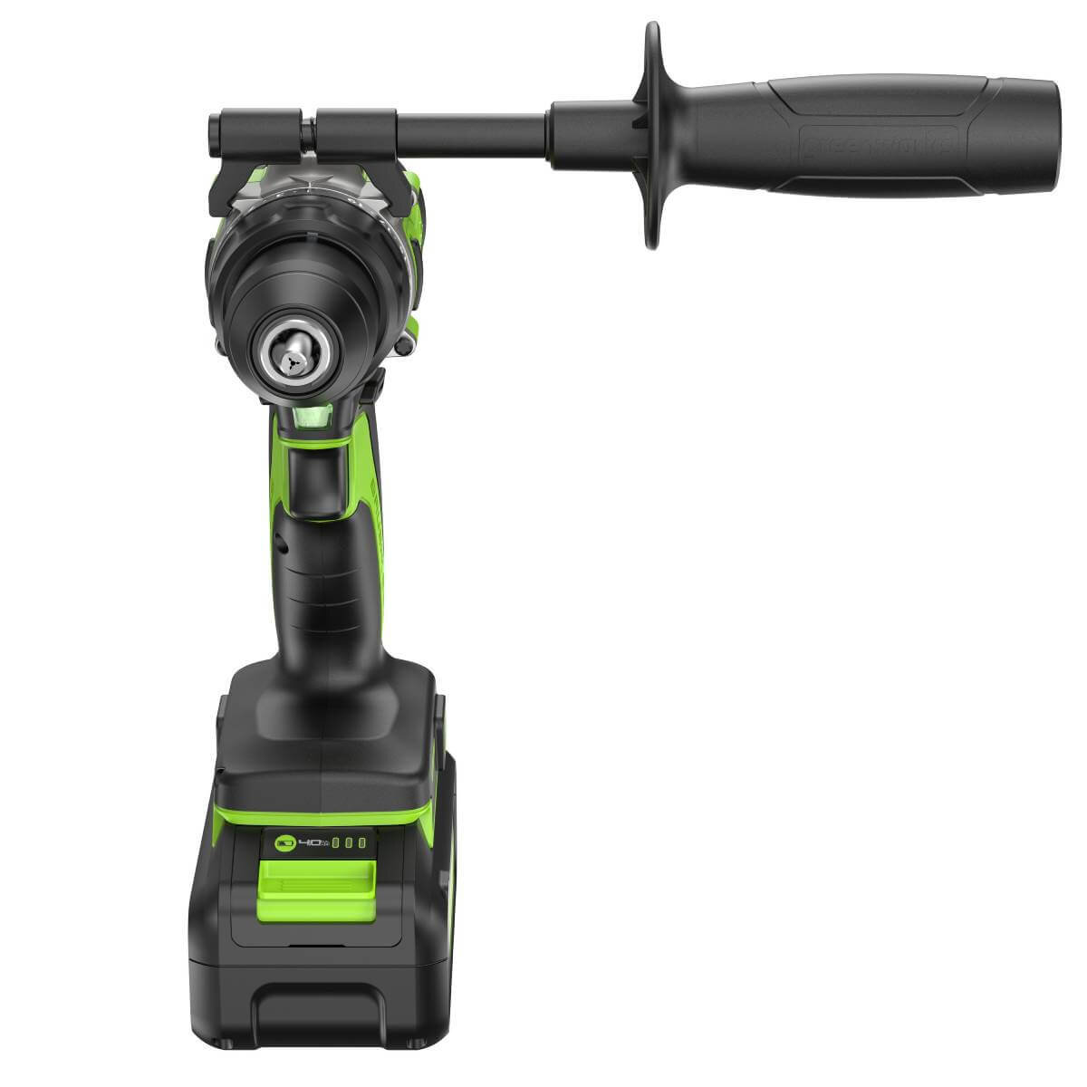 Дрель-шуруповерт Greenworks GD24DD90 (3707507CUB) [24В, 1х4.0 Ач, бесщеточный, кейс]